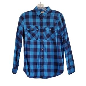 J.Crew Blue Plaid Shirt